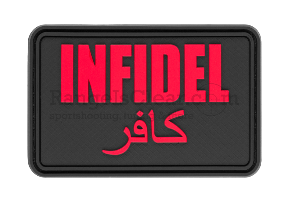 JTG Infidel Large Rubber Patch - Black Medic