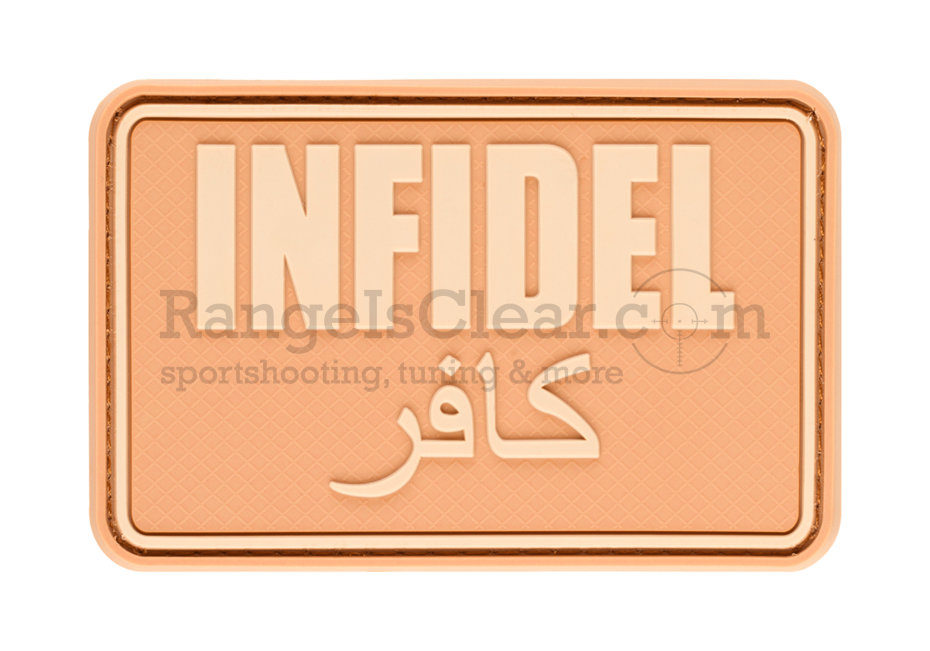 JTG Infidel Large Rubber Patch - Desert