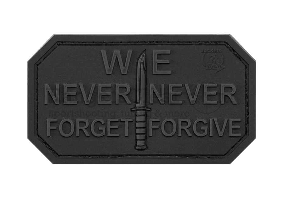 JTG Never Forget Rubber Patch - BlackOps