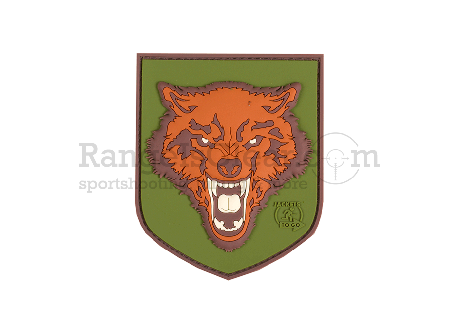 JTG Wolf Shield Rubber Patch - FullColor