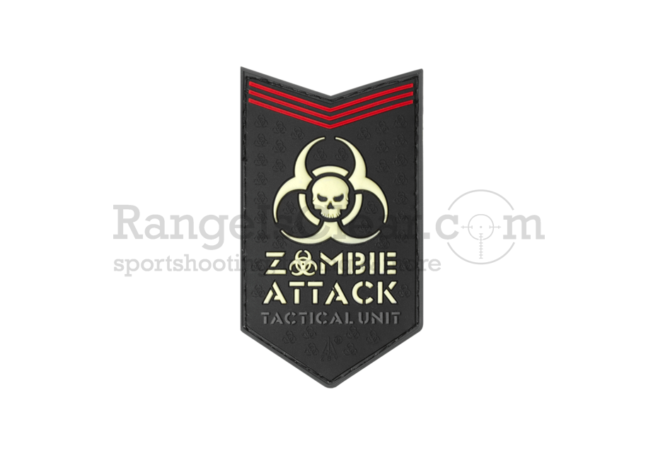 JTG Zombie Attack Rubber Patch - Glow in the Dark