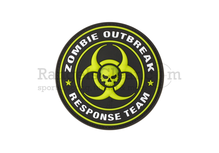 JTG Zombie Outbreak Rubber Patch - Hi-Viz