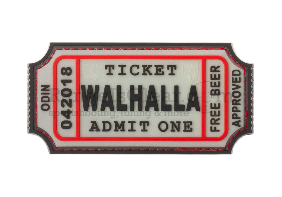 JTG Large Walhalla Ticket - Glow in the Dark