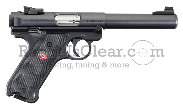 Ruger Mark IV Target Pistol blued Synthetic Grip