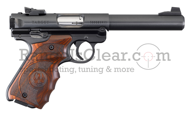 Ruger Mark IV Target Pistol blued Laminate Grip