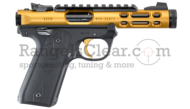 Ruger Mark IV 22/45 Lite - gold/black