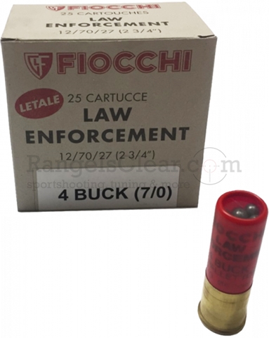 Fiocchi AntiCrime Buckshot 12/70 - 25 Schuss
