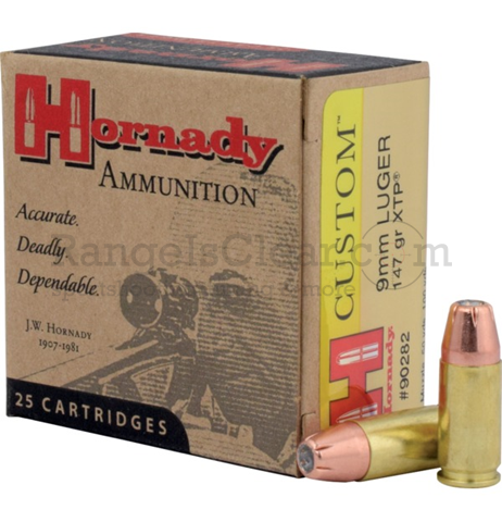 Hornady Custom 9x19 147 grs XTP