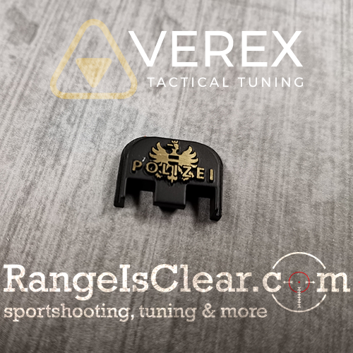 Verex Glock Backplate DualTone - Polizei Verex Glock Backplate DualTone - Polizei