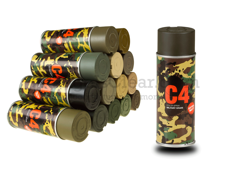 C4 Mil Grade Color Spray RAL 6014