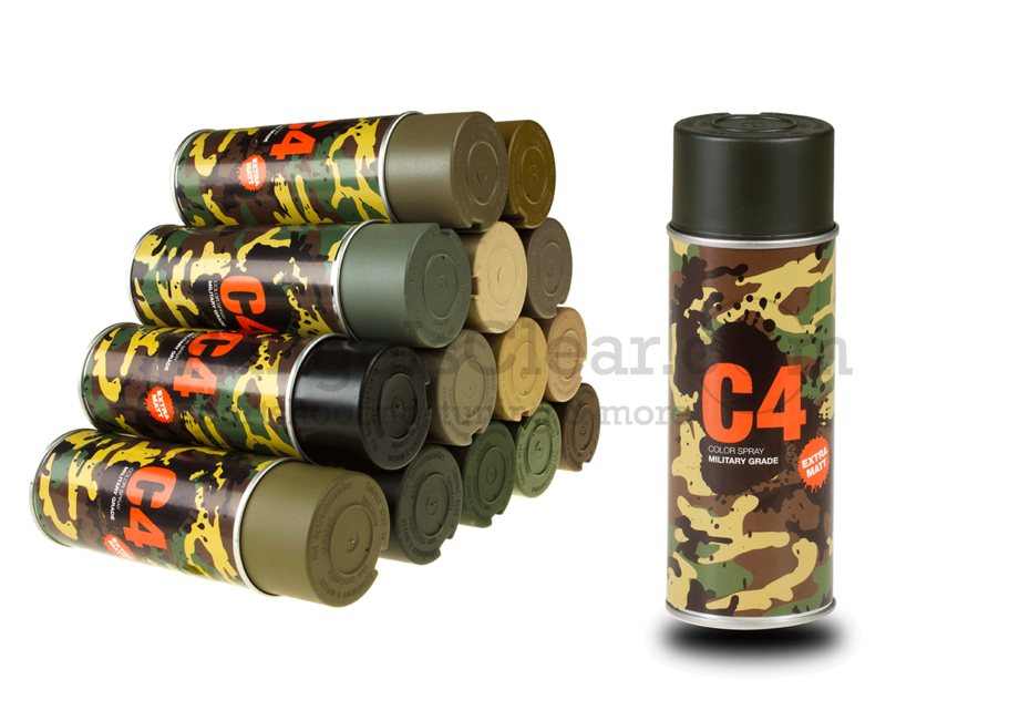 C4 Mil Grade Color Spray RAL 6006