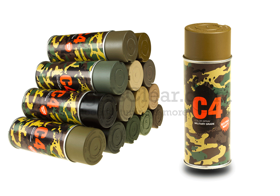 C4 Mil Grade Color Spray Coyote