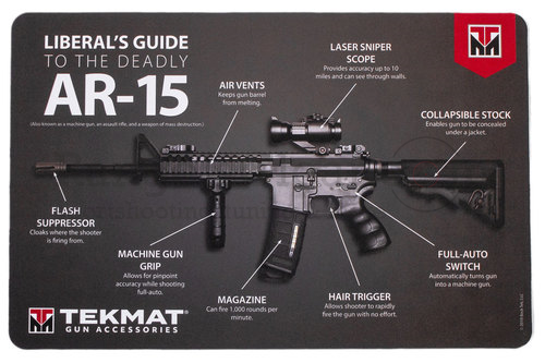 TekMat Gun Cleaning Mat - Liberals Guide AR-15