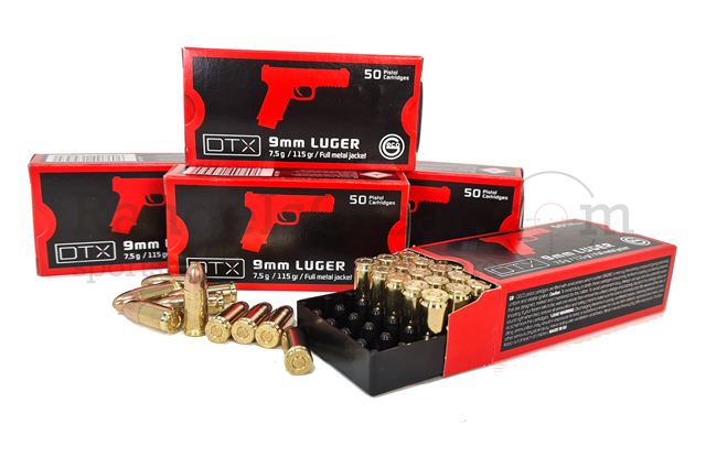 Geco DTX 9mm 115 grs FMJ Geco DTX 9mm 115 grs FMJ