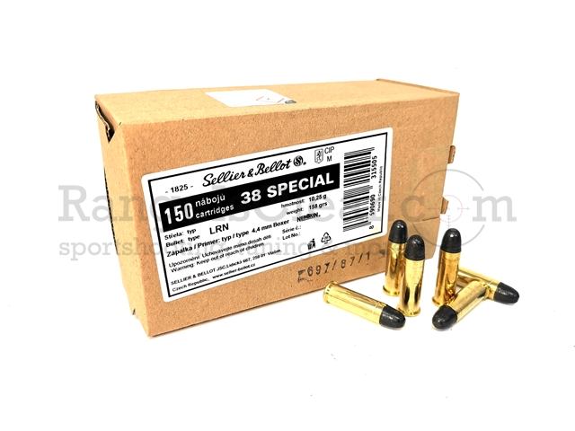 S&B .38 special 158 grs LRN Schüttpackung