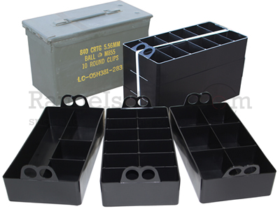 MTM 50 Caliber Ammo Can Organizer 3 pieces