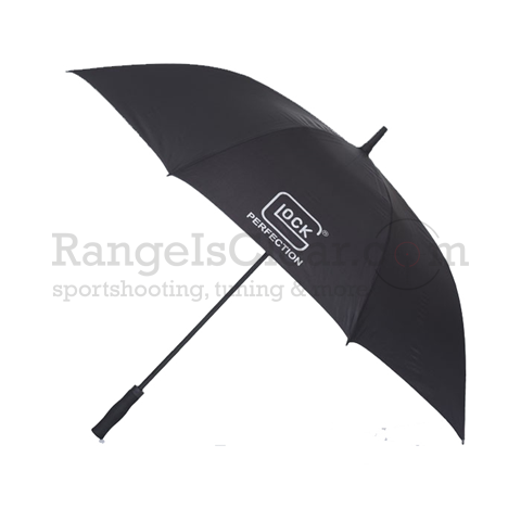 Glock Regenschirm Schwarz mit Logo