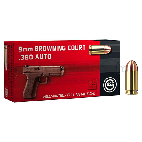 Geco .380 Auto / 9mm Browning Court 95grs FMJ