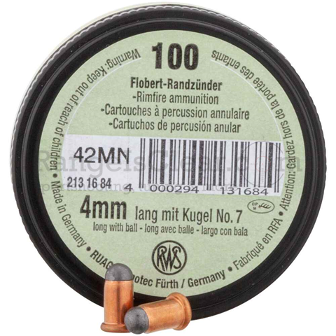 RWS 4mm lang Randzünder Kugel Nr. 7