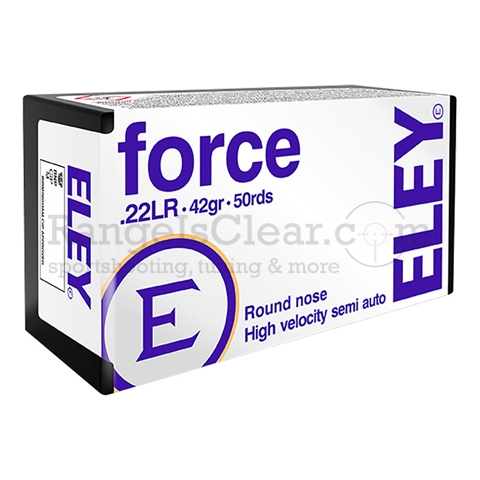 Eley Force .22lr 42 grs 50 Schuss