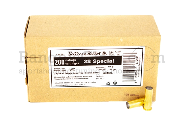 S&B .38 special 148 grs WC Schüttpackung