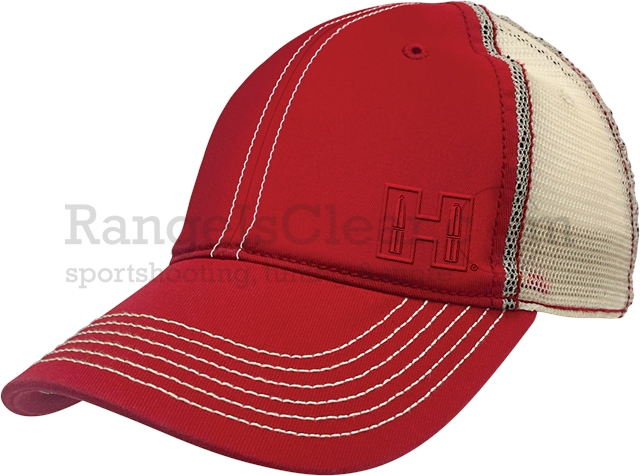 Hornady Cap Red & White Mesh