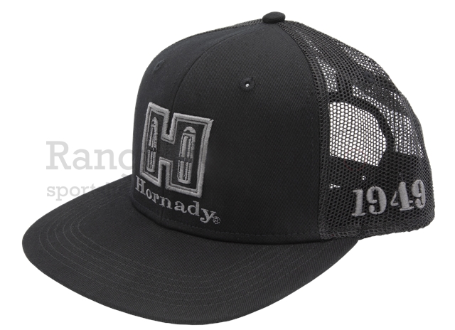 Hornady Cap Black Mesh Flat Bill Snapback