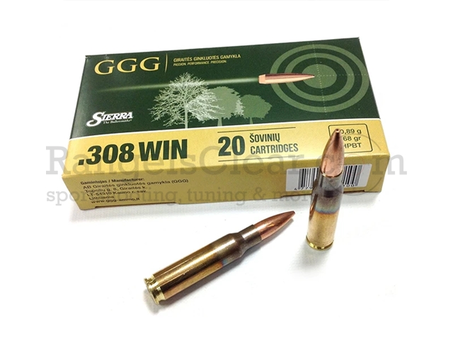 GGG Match .308 Win HPBT SMK - 168grs