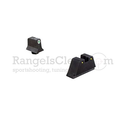 Trijicon Glock 17-39 NV Supressor Sights Gelb/Grün