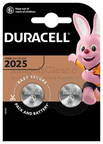 Duracell Lithium DL/CR 2025 - 3,0 V - 2 Stk.