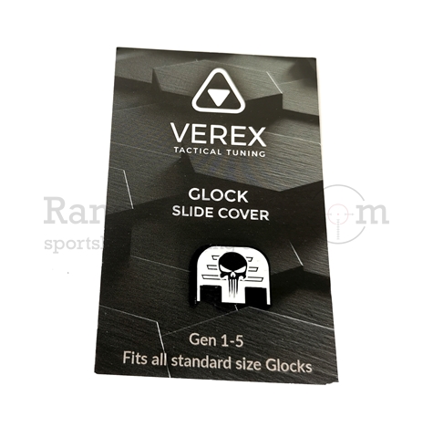 Verex Glock Backplate Black/Silver - Skull