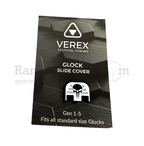Verex Glock Backplate Black/Silver - Skull Verex Glock Backplate Black/Silver - Skull