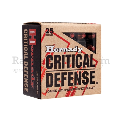 Hornady Critical Defense .38 special FTX 110grs