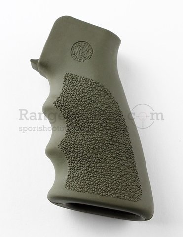 Hogue AR-15 Pistol Grip Rubber OD Green