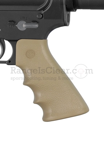 Hogue AR-15 Pistol Grip Rubber FDE