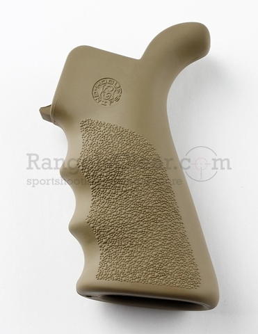 Hogue AR-15 Pistol Grip Beavertail Rubber FDE