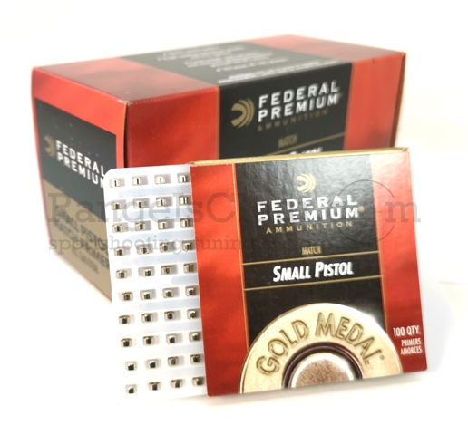 Federal 100 Gold Medal Small Pistol Primer