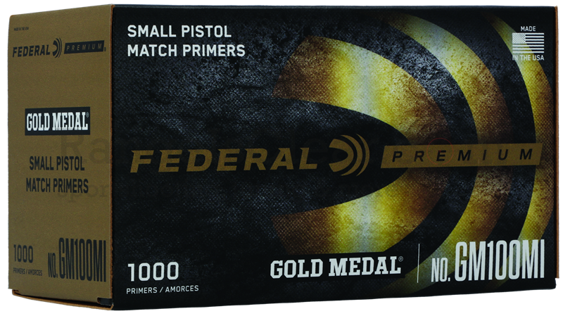 Federal 100 Gold Medal Small Pistol Primer Federal 100 Gold Medal Small Pistol Primer