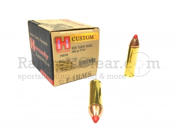 Hornady .500 S&W FTX - 300 grs - 20 Schuss