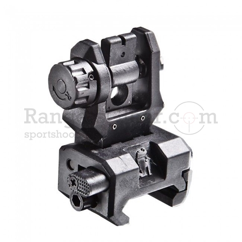 CAA Low Profile Rear Flip-Up Sight - Black