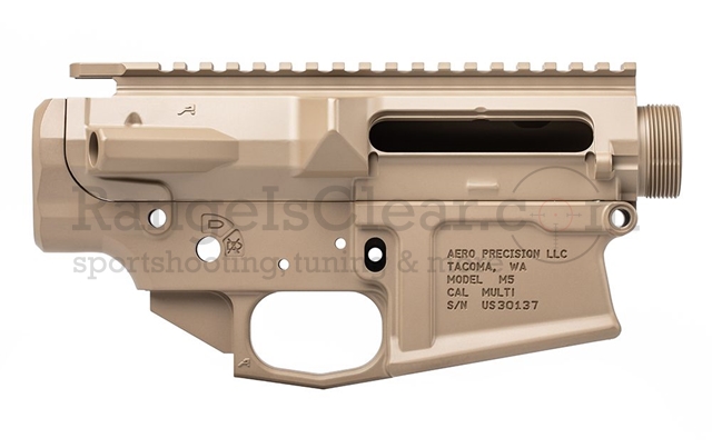 Aero Precision M5 (.308) Receiver Set Stripped FDE