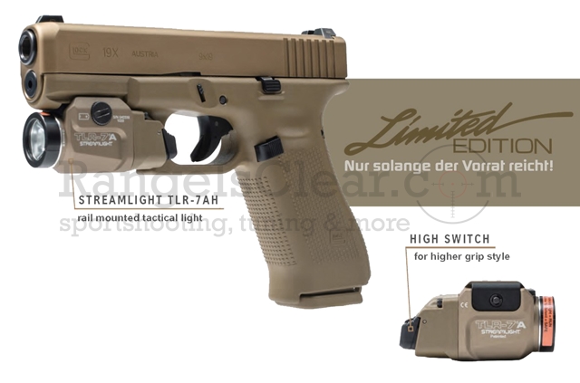 Glock 19x Combo Streamlight TLR-7AH Kal. 9x19 Glock 19x Combo Streamlight TLR-7AH Kal. 9x19