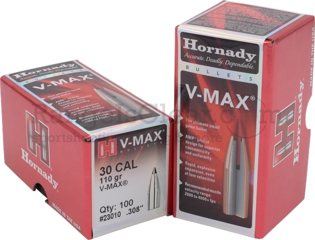 Hornady Bullets V-Max .30/.308 - 110 grs