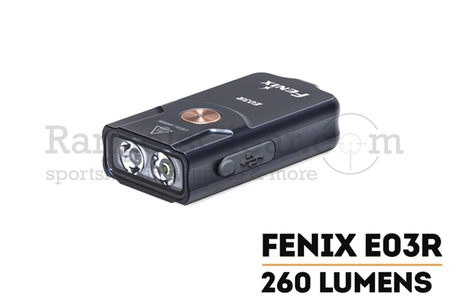 Fenix E03R Rechargeable Keychain Flashlight