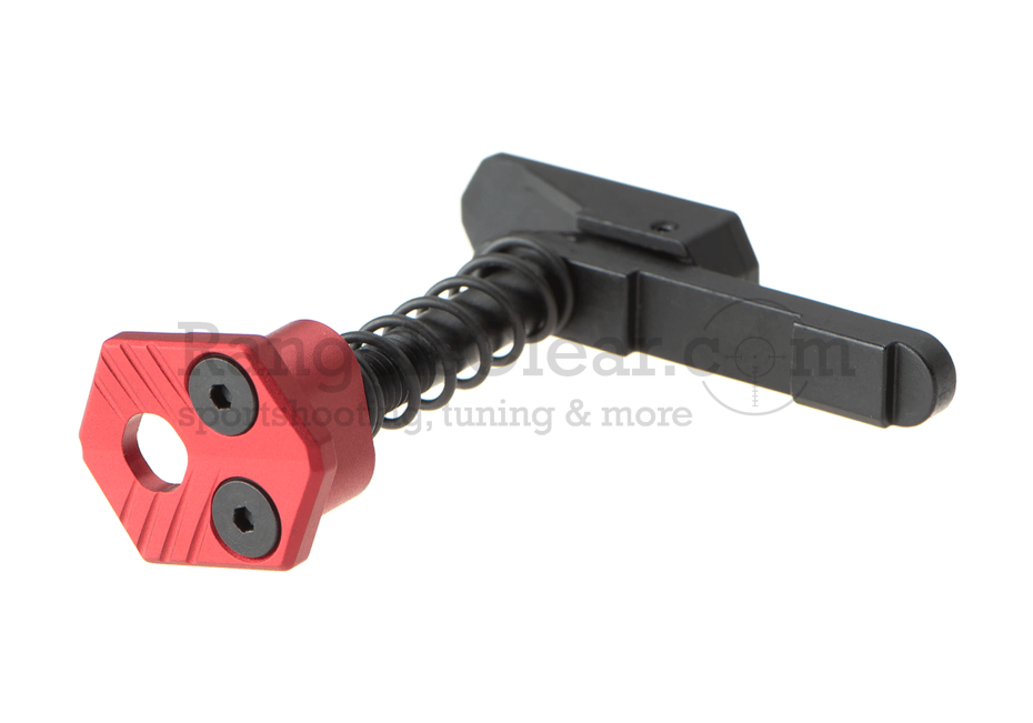 Leapers AR15 Extended Ambi Mag Release - RED