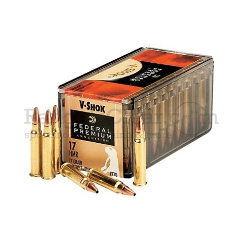 Federal .17 HMR V-Shok 17 grain - 50 Schuss