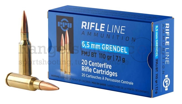 PPU 6,5 Grendel FMJ 110grs - 20 Schuss PPU 6,5 Grendel FMJ 110grs - 20 Schuss
