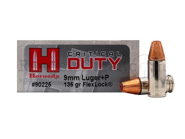 Hornady Critical Duty 9x19 135 grs FlexLock 50 rds