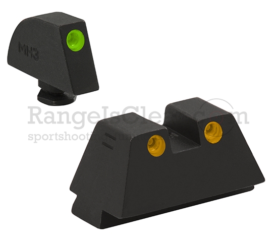 MeproLight Tru-Dot Glock Suppressor Orange/Green