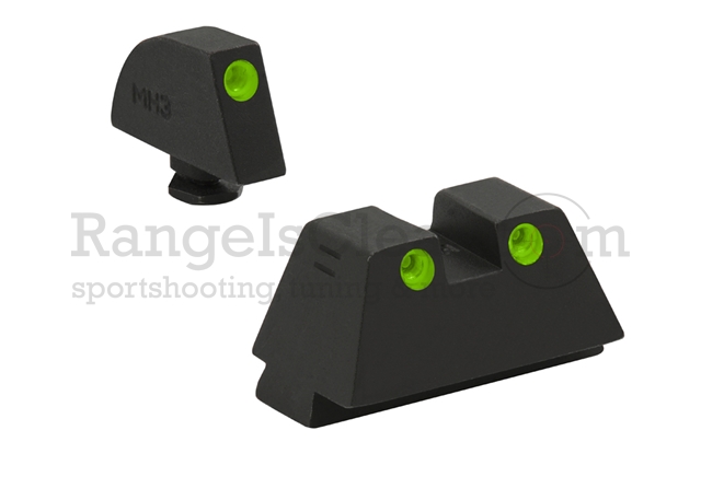 MeproLight Tru-Dot Glock Suppressor Green/Green